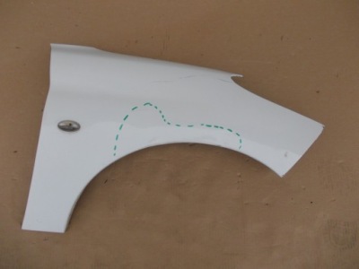 Крила правий перед peugeot 206 + plus ewp фото №1