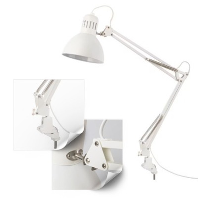IKEA TERTIAL Lampa biurkowa, biały