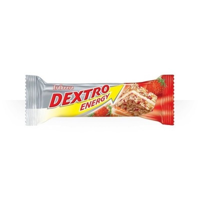 Dextro Energy Power Riegel- Zbożowy baton energetyczny o smaku truskawkowym