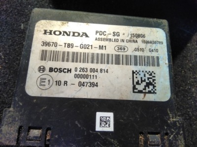 Модуль pdc civic ix 12-16r 39670-tb9-g021-m1 фото №1