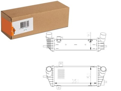 Nrf 309070 радиатор воздуха наддувочный фото №1