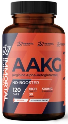 AAKG 500mg 120Kap ARGININA Pompa BOOSTER IMMORTAL