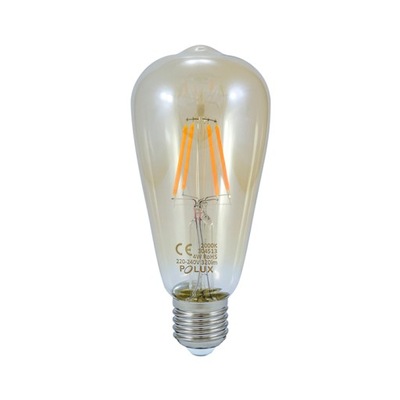 Żarówka lampa LED E27 4W Filament Ozdobna Edison