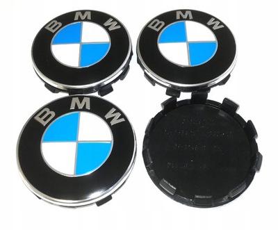 BMW TAPACUBOS ZNACZKI DEKLE KAPSLE PARA DISCOS 56MM/53MM 4 PIEZAS  