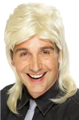Peruka Zenek Gwiazda disco Polo Blond 70 80 90