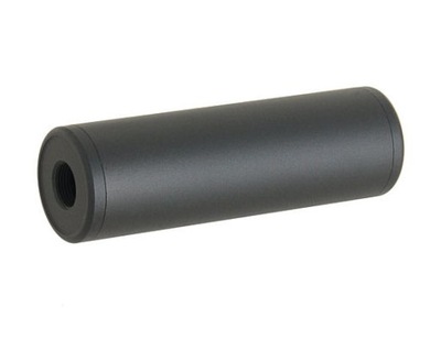 Metalowy tłumik dźwięku - 100x35mm - czarny