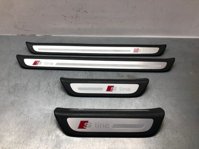 Audi q3 8u s line накладки накладки порогові kpl фото №1