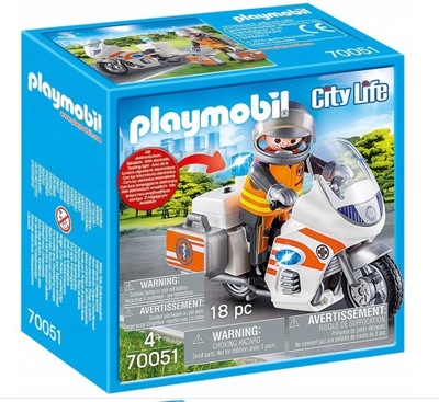 Playmobil 70051 Motor ratowniczy światło karetka