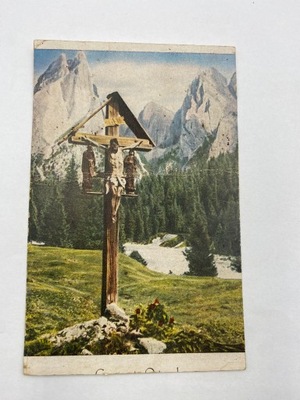 Pocztówka kapliczka góry
