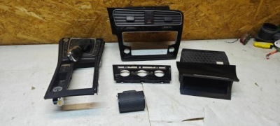 Декоры накладки декоративные консоли туннель vw volkswagen golf vii фото №1