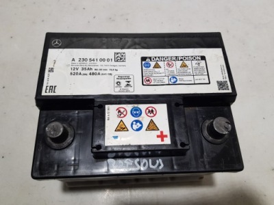 Акумулятор mercedes sl r230 varta 35ah 520a фото №1