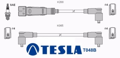 T048b t658c провода зажигания tesla фото №1