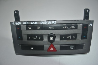 Панель обдув peugeot 407 6451sc02 фото №1