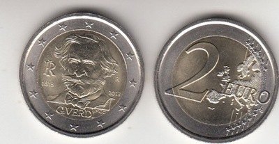 Wlochy 2013 -2 euro okolicz. Verdi