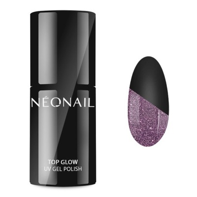 NeoNail Lakier Hybrydowy 7,2 ml Top Glow Sparkling