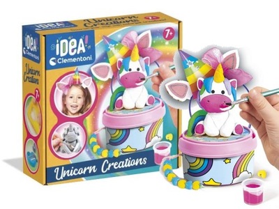 CLEMENTONI ZESTAW KREATYWNY TĘCZOWY JEDNOROŻEC