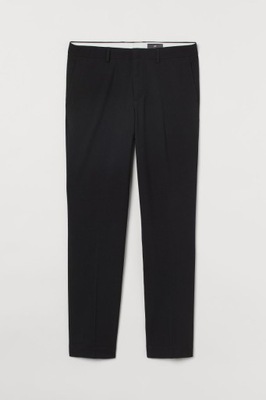 H&M 52, spodnie garniturowe slim fit