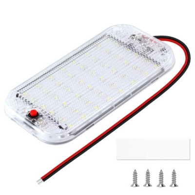 Лампа led do салона автомобиля 48led 12v-85v 5w do багажника белый фото №1