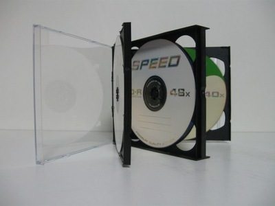 Pudełka na płyty CD x 6 standard czarne 50 sztuk