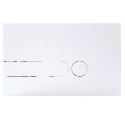 Przycisk klapka spłukujący wc I-PLATE biały do KOŁO SLIM SLIM 2