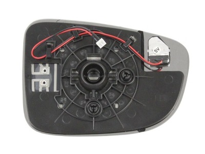 Вкладиш дзеркало лівий з підігрівом mazda 3 mazda 6 фото №1