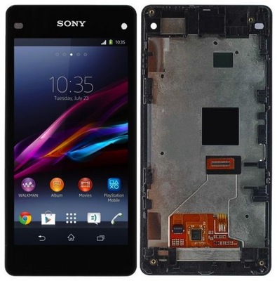 Sony Xperia Z1 Compact D5503 Wyświetlacz LCD Ramka