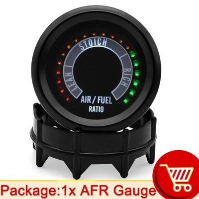 HD 52mm 12V Car Digital Air Fuel Ratio Gauge with Bracket DIY Access~83513