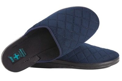 ADANEX 25358 TEKSTYLNE DOMOWE MĘSKIE KAPCIE PAPCIE KLAPKI BIO PU 45