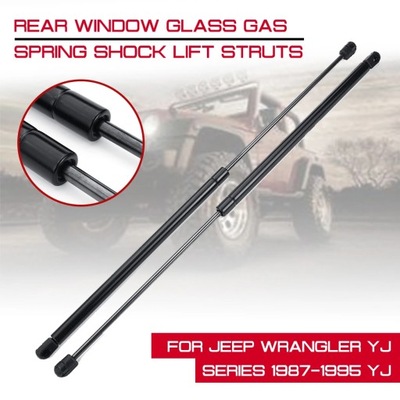 PARTE TRASERA VENTANAS OKIENNA RESORTE DE GAS SZOK PARA JEEP WRANGLER YJ SERII ~19067  