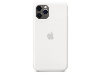 Etui Silicone Case do iPhone 11 Pro białe