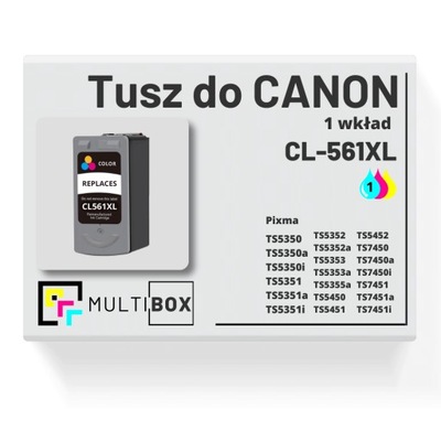 Tusz CL-561XL CL561XL color zamiennik do Canon Pixma TS5353a