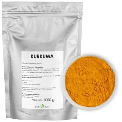 KURKUMA MIELONA aromatyczna przyprawa 1kg