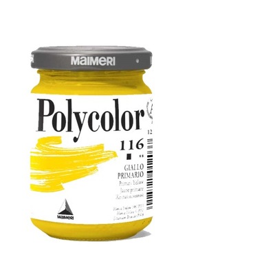 Farba akrylowa Polycolor 140ml Primary Yellow 116