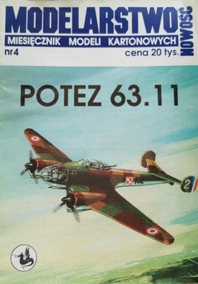 Modelarstwo Miesięcznik modeli POTEZ 63.11