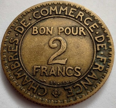 0716 - Francja 2 franki, 1922