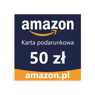Voucher Amazon PL 50zł, Karta podarunkowa, KOD
