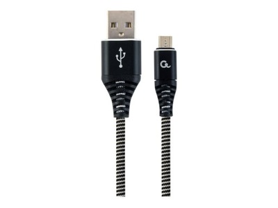 GEMBIRD CC-USB2B-AMmBM-2M-BW Gembird premium kabel micro USB 2.0