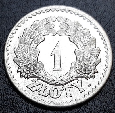 1 złoty 1928 , Uszy , Nikiel , Polska