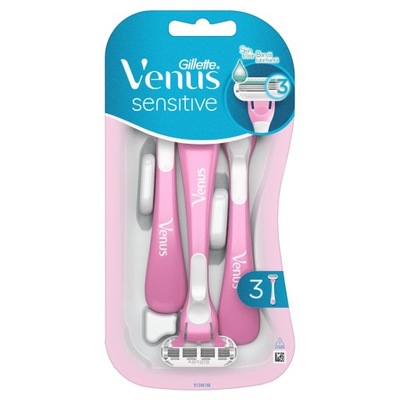 Gillette Venus Maszynki Do Golenia Sensitive 3 szt