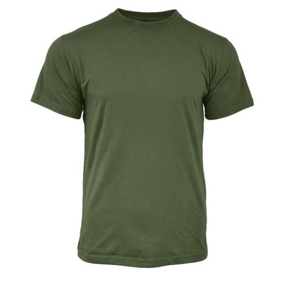 Koszulka bawełniana T-shirt Texar Olive Zieleń S