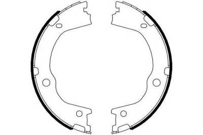 Ferodo гальмівні колодки гальмівні kpl. hyundai santa fé ii фото №1