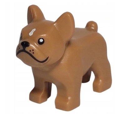 LEGO Zwierzęta Pies Piesek Buldog Francuski Medium Nugat 29602pb01