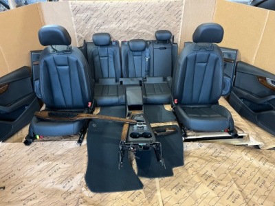 Audi a4 b9 sedan сиденье сиденья заднее сиденье обшивки декоры туннель салон orginał фото №1