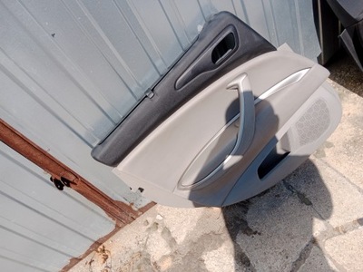 Обшивка дверь левый задняя шторка кожа citroen c5 iii фото №1