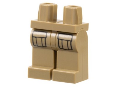LEGO Spodnie Nogi 970c00pb0747 Kieszenie