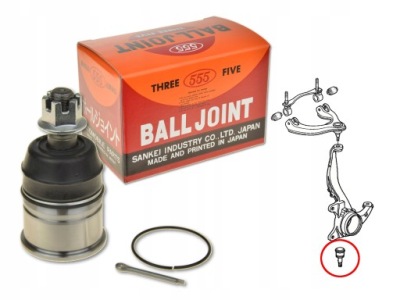 Honda cr-v i 97-01 2.0 шаровая опора рычага перед нижний фото №1