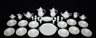 Rosenthal sanssouci bialy serwis herb. 12os st id
