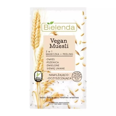 Bielenda Vegan Muesli Maseczka Peeling 2w1