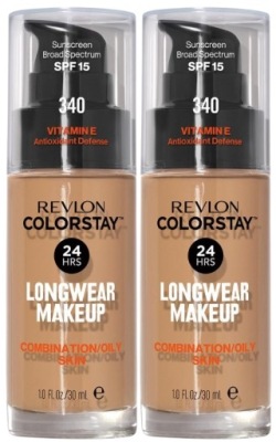 2 x REVLON PODKŁAD CS COMBI/OILY POMPKA 340 Early Tan