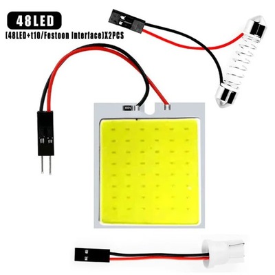 БІЛИЙ STYL FD-48LED (СВІТЛОДІОД) ЛАМПОЧКА LED (СВІТЛОДІОД) COB C10W C5W T10,